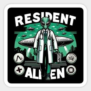 Resident Alien Sticker